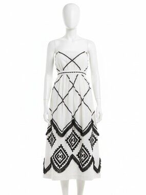 Anthropologie Verb Appliqued Maxi Women's Dress by Pallavi Singhee MSRP:$248 NWT